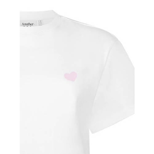 Another-Label top met hartjes ecru afbeelding
