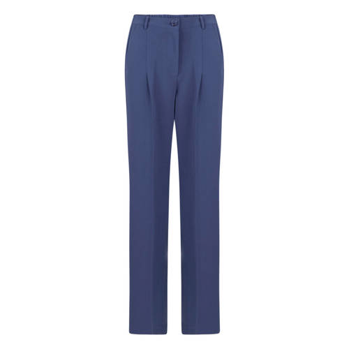 Another-Label straight high waist broek blauw afbeelding