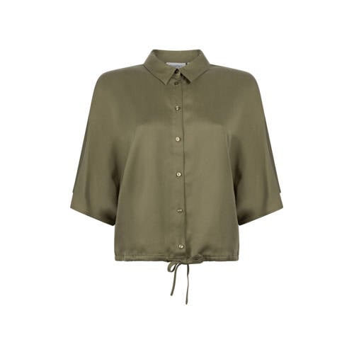 Another-Label blouse olijfgroen afbeelding