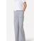 Another-Label wide leg regular waist broek met krijtstreep zwart