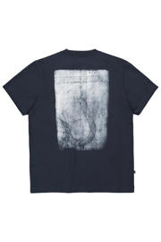 thumbnail: Butcher of Blue relaxed T-shirt met backprint donkerblauw