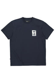thumbnail: Butcher of Blue relaxed T-shirt met backprint donkerblauw