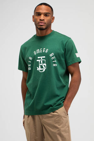 relaxed T-shirt groen