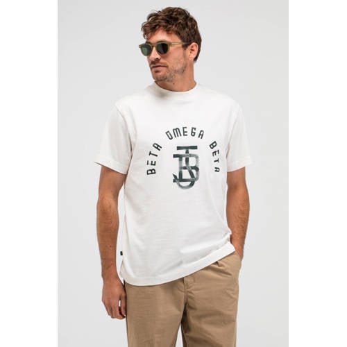 Butcher of Blue oversized T-shirt wit afbeelding