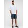 Butcher of Blue loose casual overhemd met linnen lichtblauw