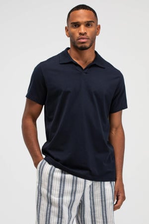 regular polo donkerblauw