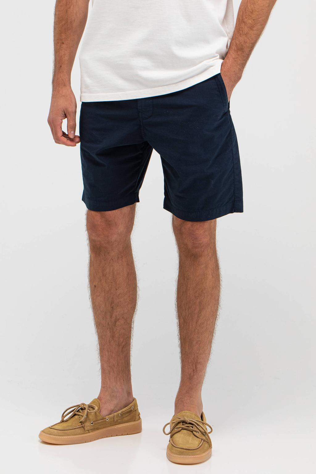 Butcher of Blue Tristan regular chino short donkerblauw
