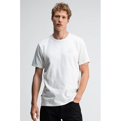 Butcher of Blue regular T-shirt met backprint wit afbeelding