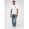 Butcher of Blue relaxed T-shirt met backprint wit