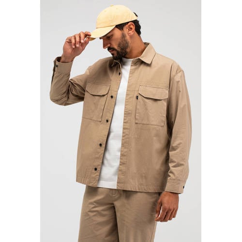 Butcher of Blue overshirt beige afbeelding