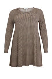 thumbnail: YOEK geruite tuniek Plus Size - meerkleurig