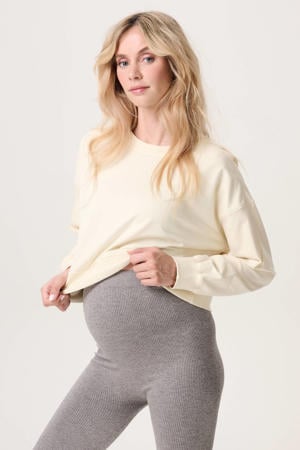 zwangerschaps sweater lichtgeel