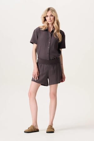 regular waist zwangerschaps casual short bruin