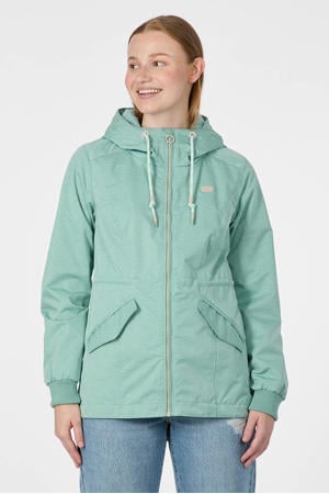 outdoor jas mintgroen
