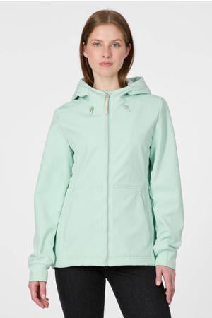 regenjas mintgroen