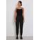 Bruuns Bazaar slim regular waist broek zwart
