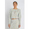 Bruuns Bazaar gebloemde cropped blazer lichtblauw