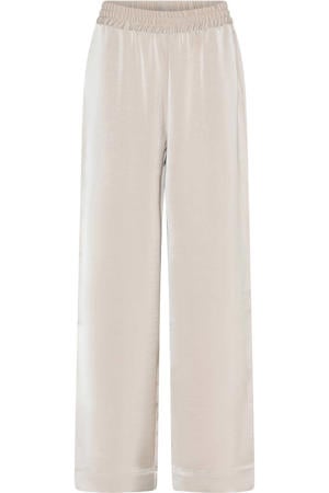 wide leg broek beige
