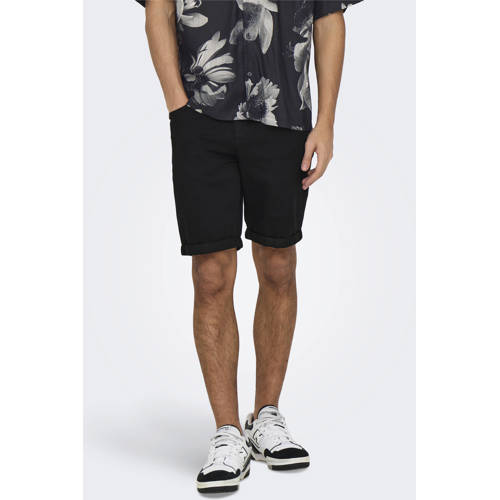ONLY & SONS ONSPLY denim regular short black denim afbeelding