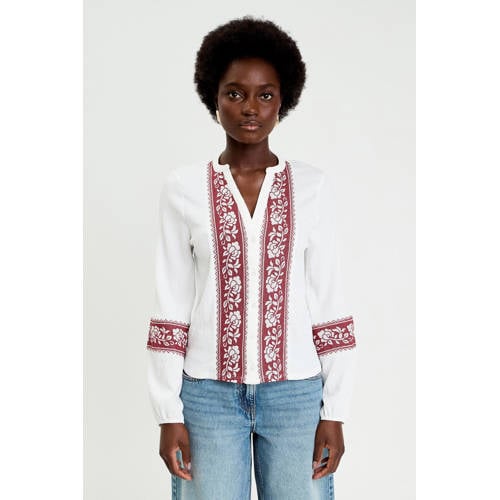 Cache Cache gebloemde blouse ecru afbeelding