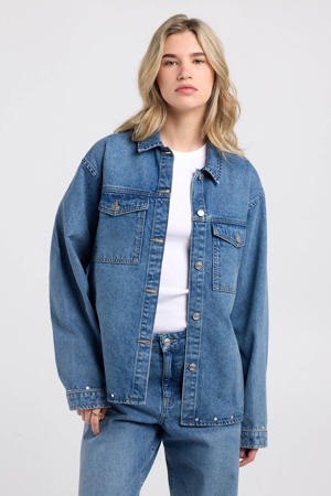 denim blouse medium blue denim