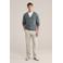 WE Fashion vest fijn gebreid groen
