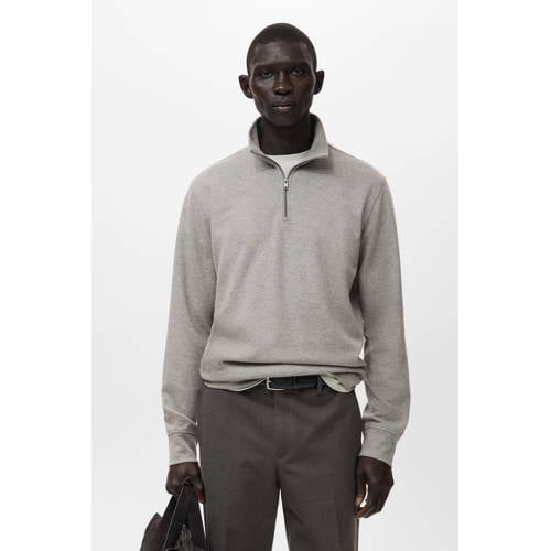 Mango Man sweater grijs afbeelding