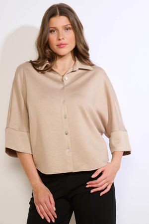 blouse taupe