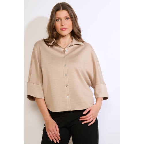 LOLALIZA blouse taupe afbeelding
