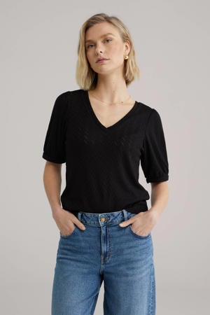 T-shirt zwart