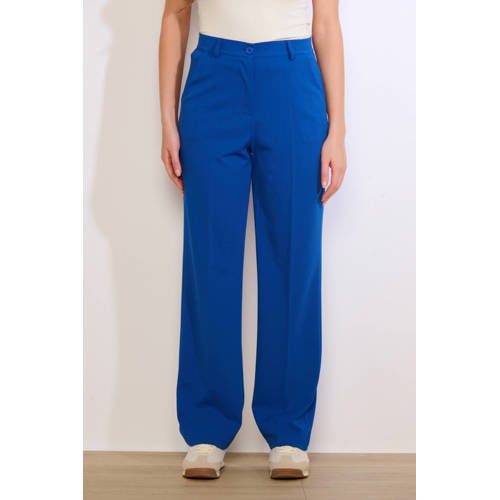 LOLALIZA straight regular waist broek blauw afbeelding