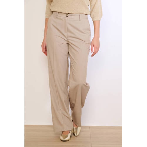 LOLALIZA straight regular waist pantalon beige afbeelding
