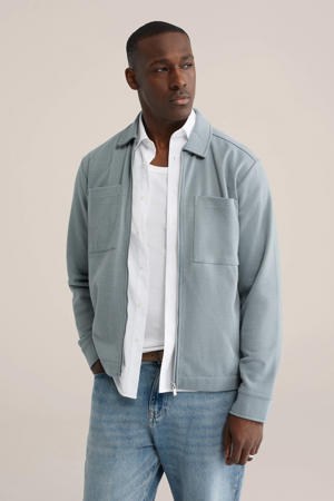 overshirt grijsblauw