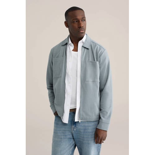 WE Fashion overshirt grijsblauw afbeelding