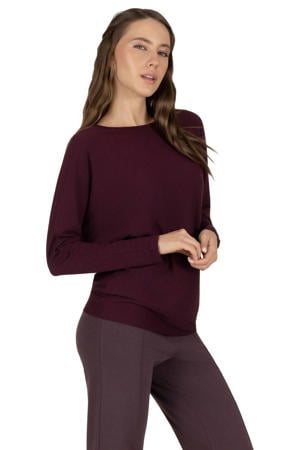 sportshirt Budhi donkerrood