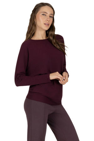 sportshirt Budhi donkerrood