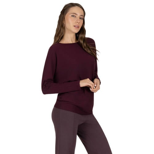 Urban Goddess sportshirt Budhi donkerrood afbeelding