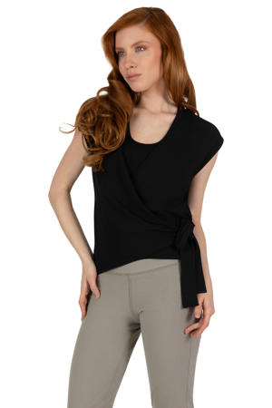 sporttop Aurora Wrap zwart