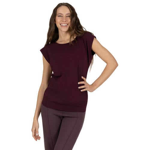 Urban Goddess sportshirt Asana donkerrood afbeelding