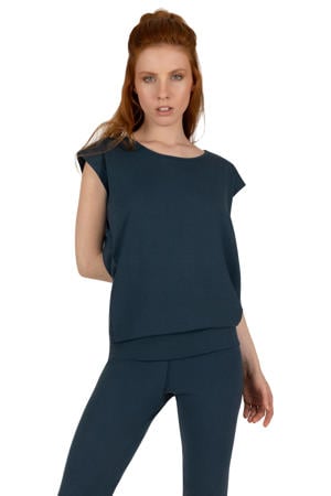 sportshirt Asana donkerblauw