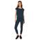 Urban Goddess sportshirt Asana donkerblauw