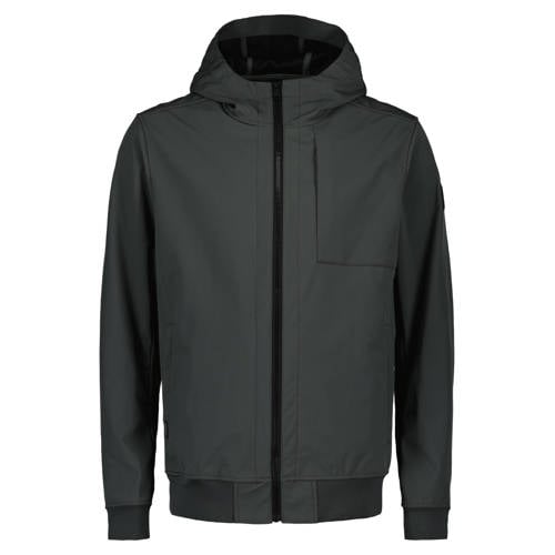 Airforce softshell jas antraciet afbeelding