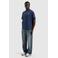 Ballin oversized T-shirt met backprint donkerblauw