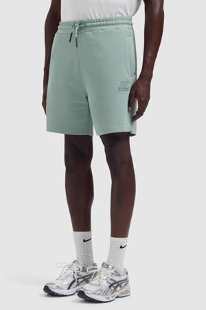 regular fit sweatshort - groen
