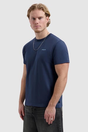 regular T-shirt donkerblauw