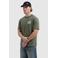 Ballin relaxed T-shirt met backprint groen
