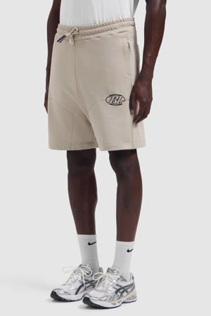loose fit sweatshort - taupe