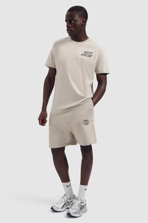 loose fit sweatshort - taupe