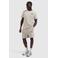 Ballin loose fit sweatshort - taupe