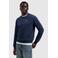 Ballin sweater met backprint donkerblauw
